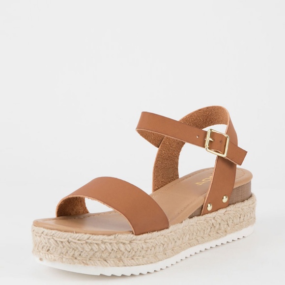 NEW🔥 SZ 10 Ankle Strap Espadrille Platform Sandal - Picture 2 of 6
